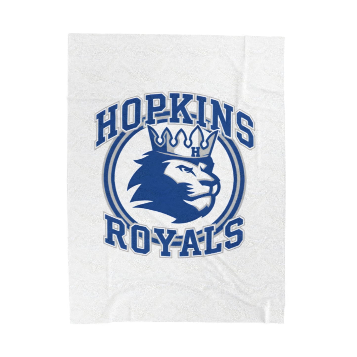 Hopkins Royals Velveteen Plush Blanket - Soft Cozy Throw for Game Day and Home Decor