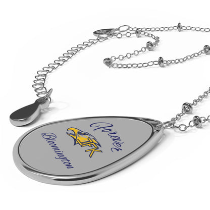 Bloomington Kennedy Eagles Oval Pendant "Forever" Necklace