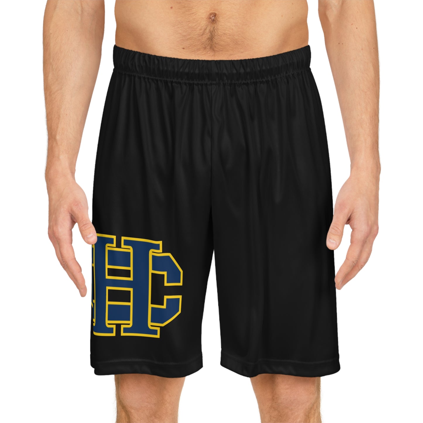 Columbia Heights Hylanders Men's Black Basketball Shorts