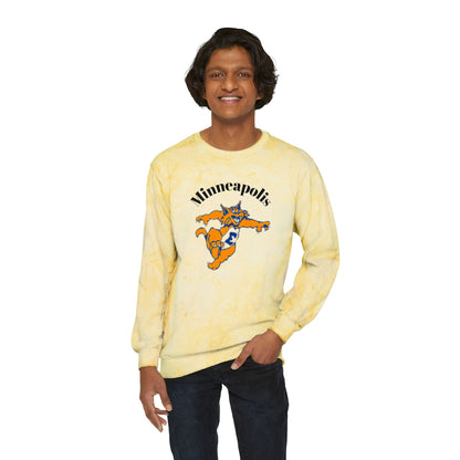 Minneapolis Edison Tommies Unisex Color Blast Crewneck Sweatshirt