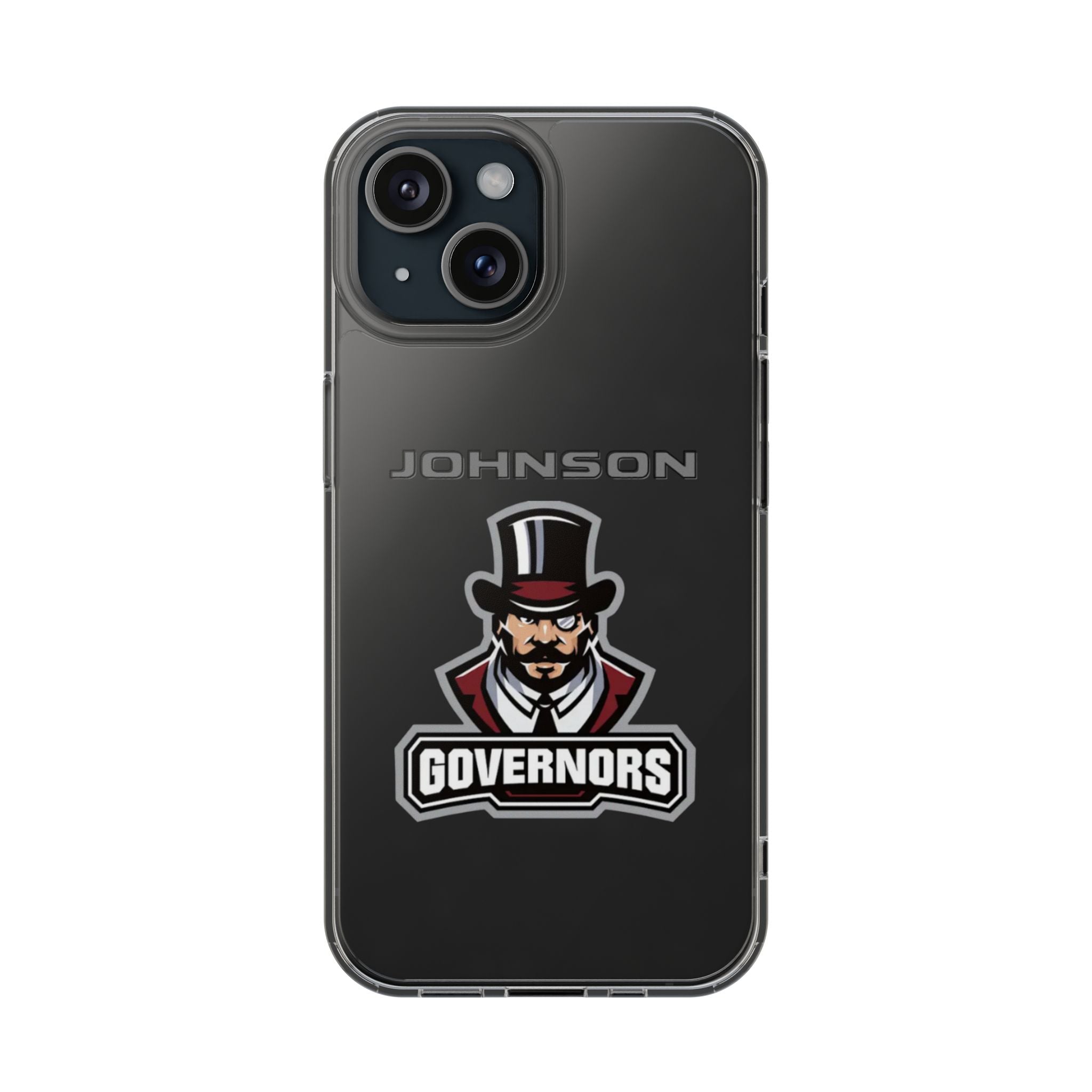 Saint Paul Johnson Clear Phone Case- Governors Design for Fans