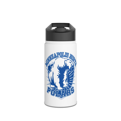 Minneapolis North Polars Stainless Steel Water Bottle, Motivational Hydration Bottle, Sports Water Bottle, Eco-Friendly Gift