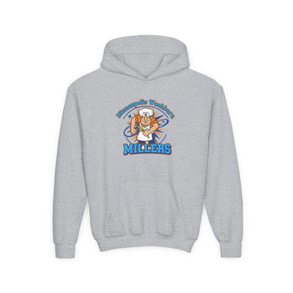 Minneapolis Washburn Millers Youth Heavy Blend Hooded Sweatshirt -  Casual Comfort for Young Adventurers