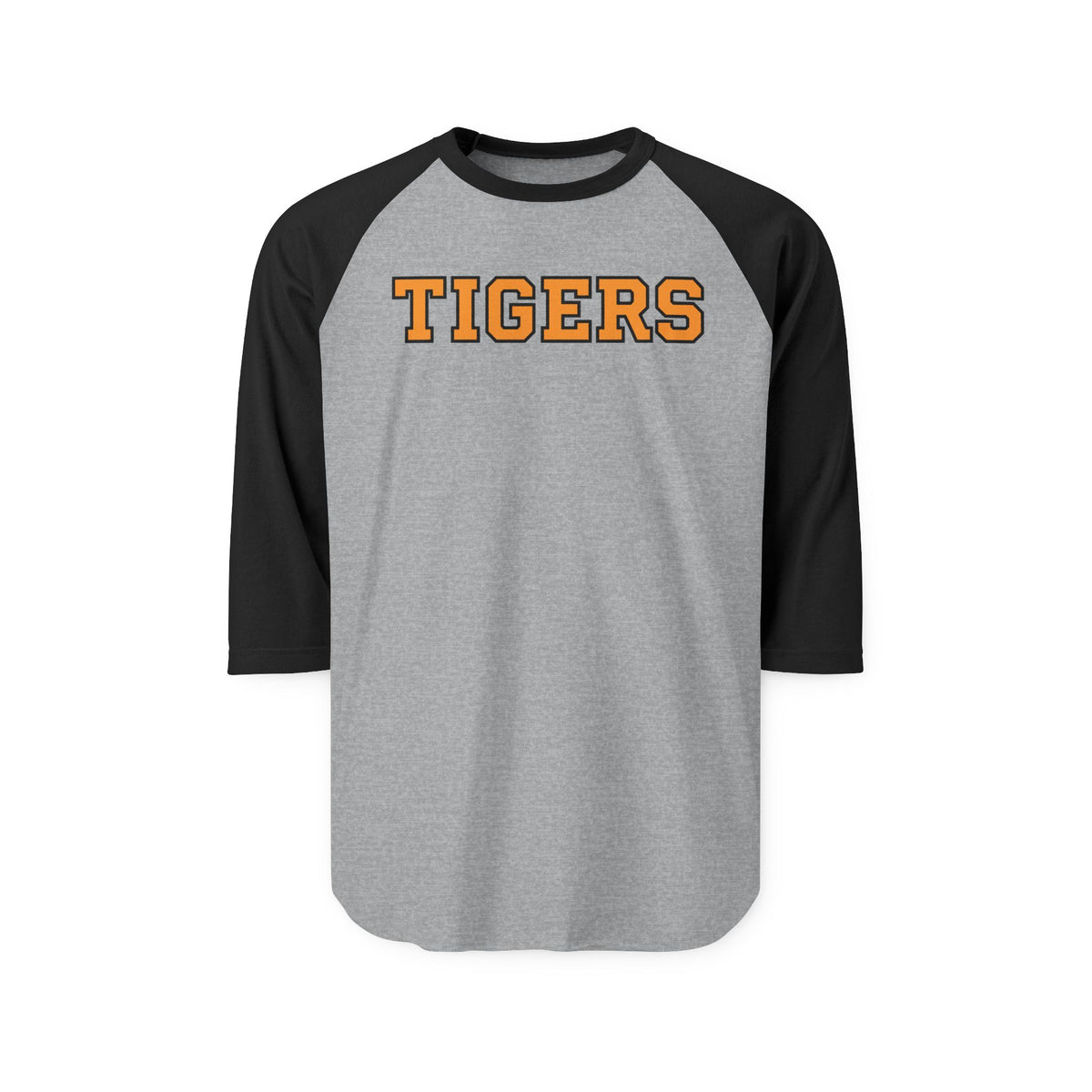 Farmington Tigers Raglan Baseball Shirt — Vintage College Sports Tee