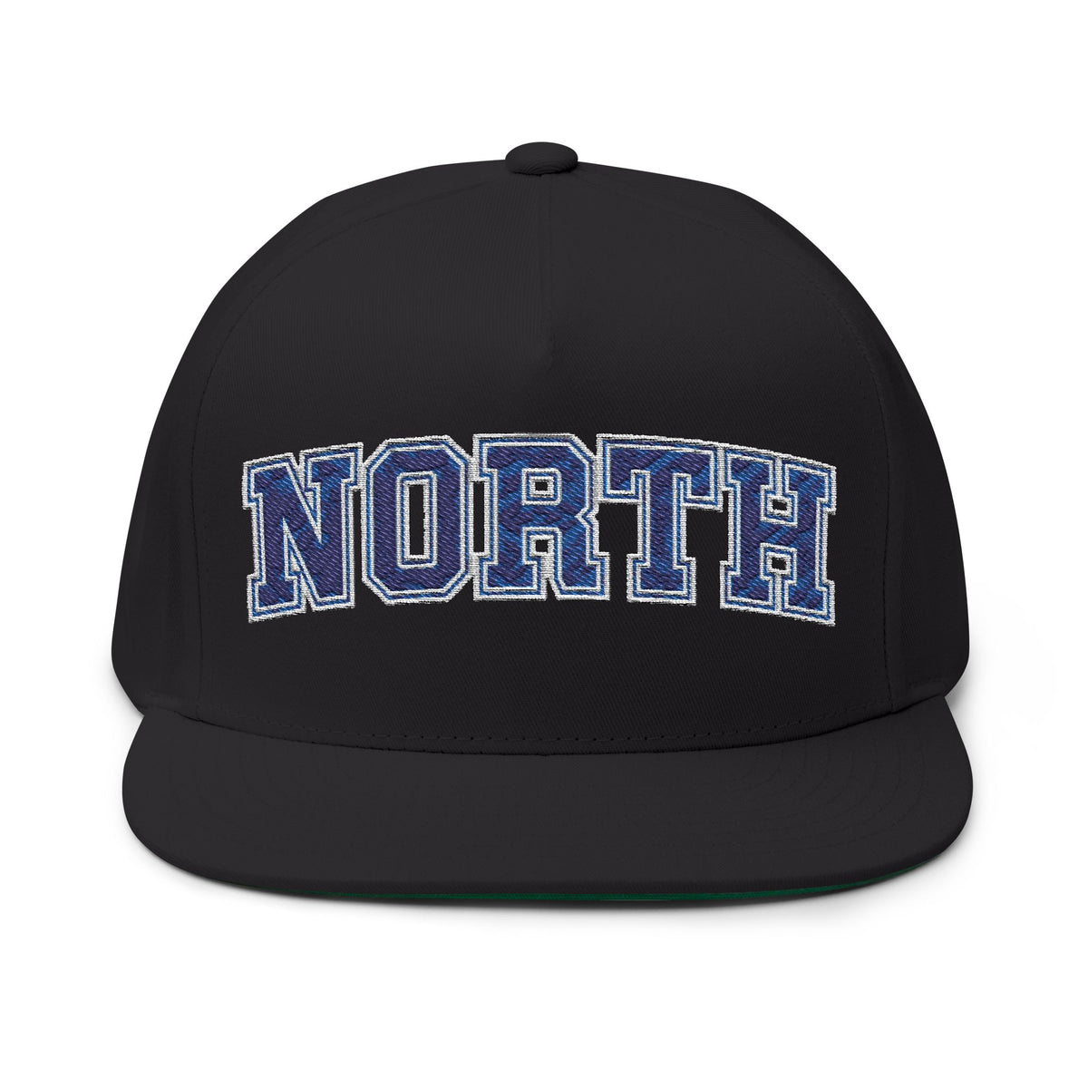 Minneapolis North Embroidered Flat Bill Cap