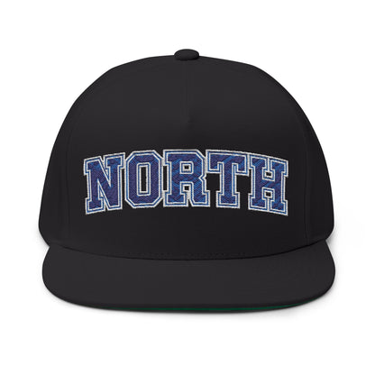 Minneapolis North Embroidered Flat Bill Cap