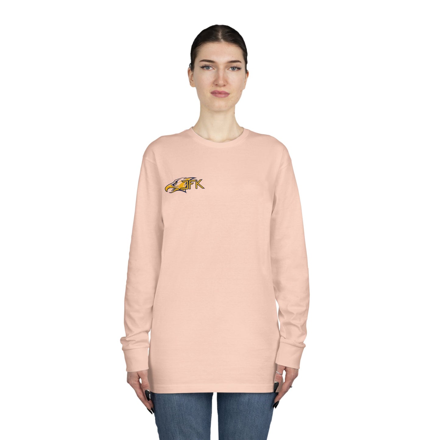 Bloomington Kennedy Eagles Casual Long Sleeve Crewneck Tee - Perfect for Everyday Wear