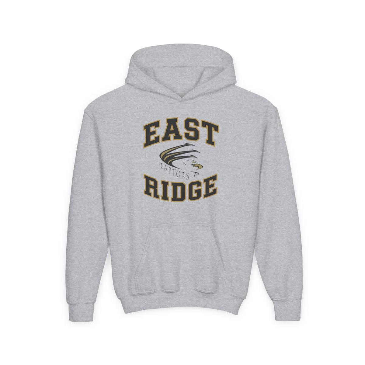 East Ridge Raptors Youth Hooded Sweatshirt - Stylish & Cozy for Young Fans
