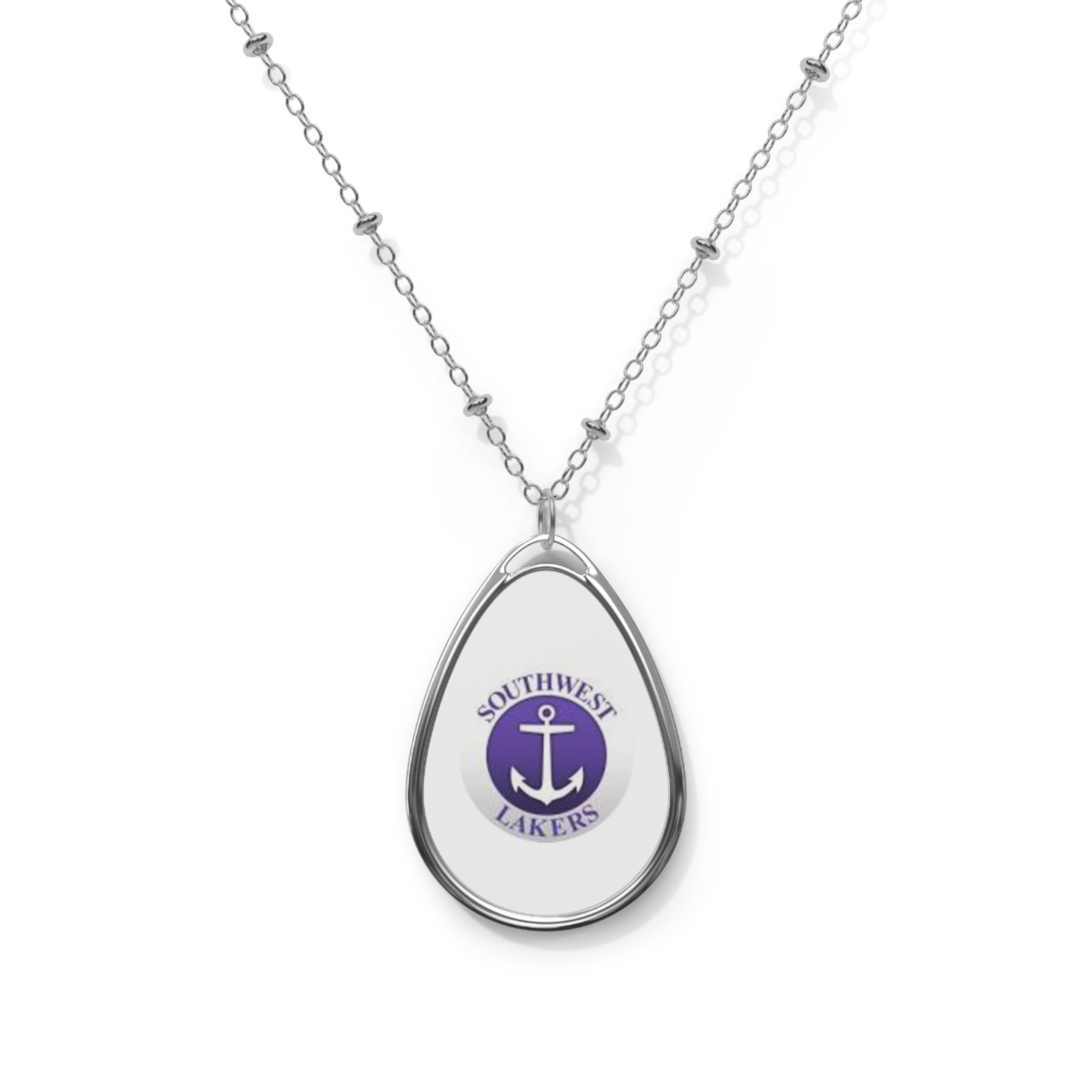 Minneapolis Southwest Lakers Oval Necklace