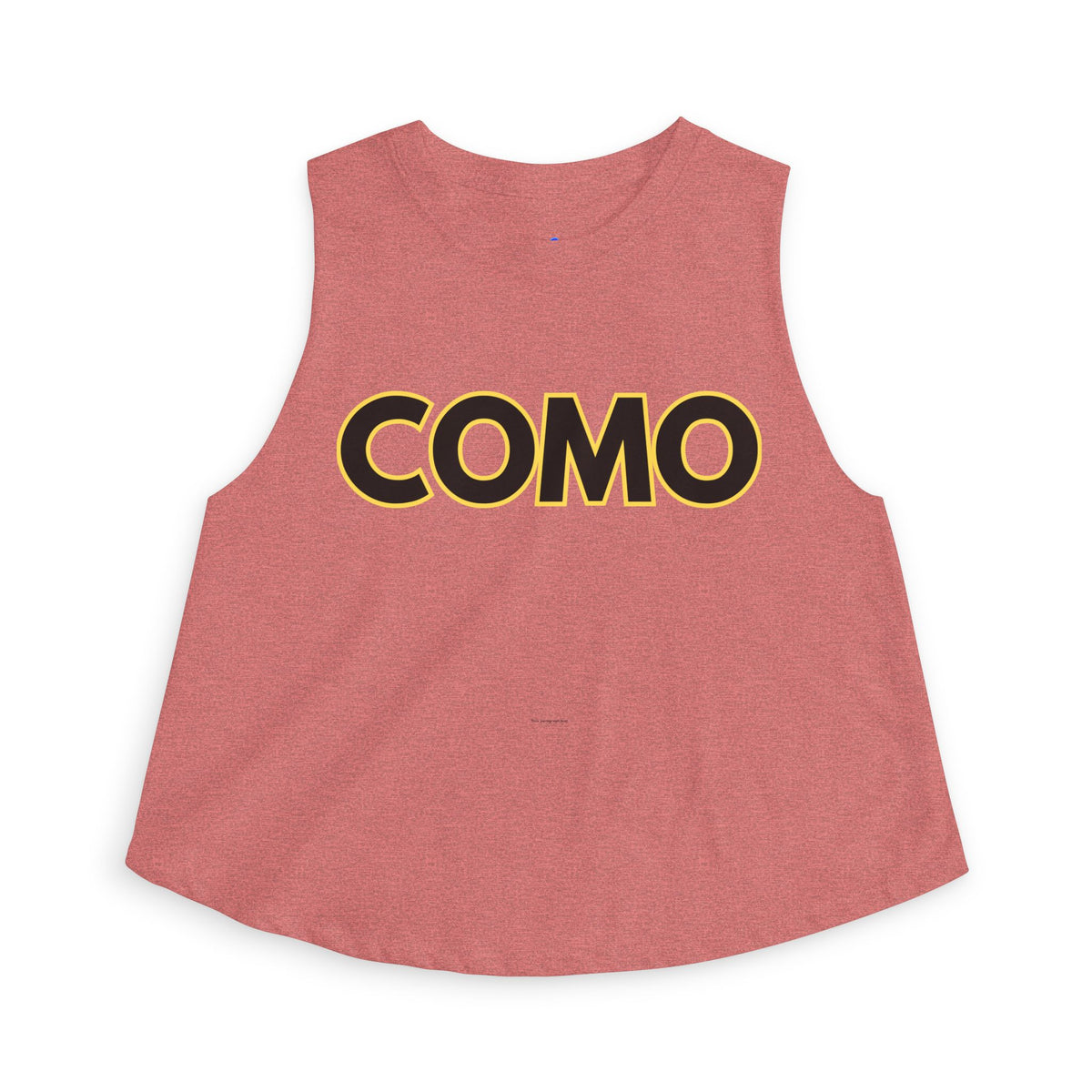 COMO Women's Crop Tank Top — Bold Retro Lettering Summer Crop