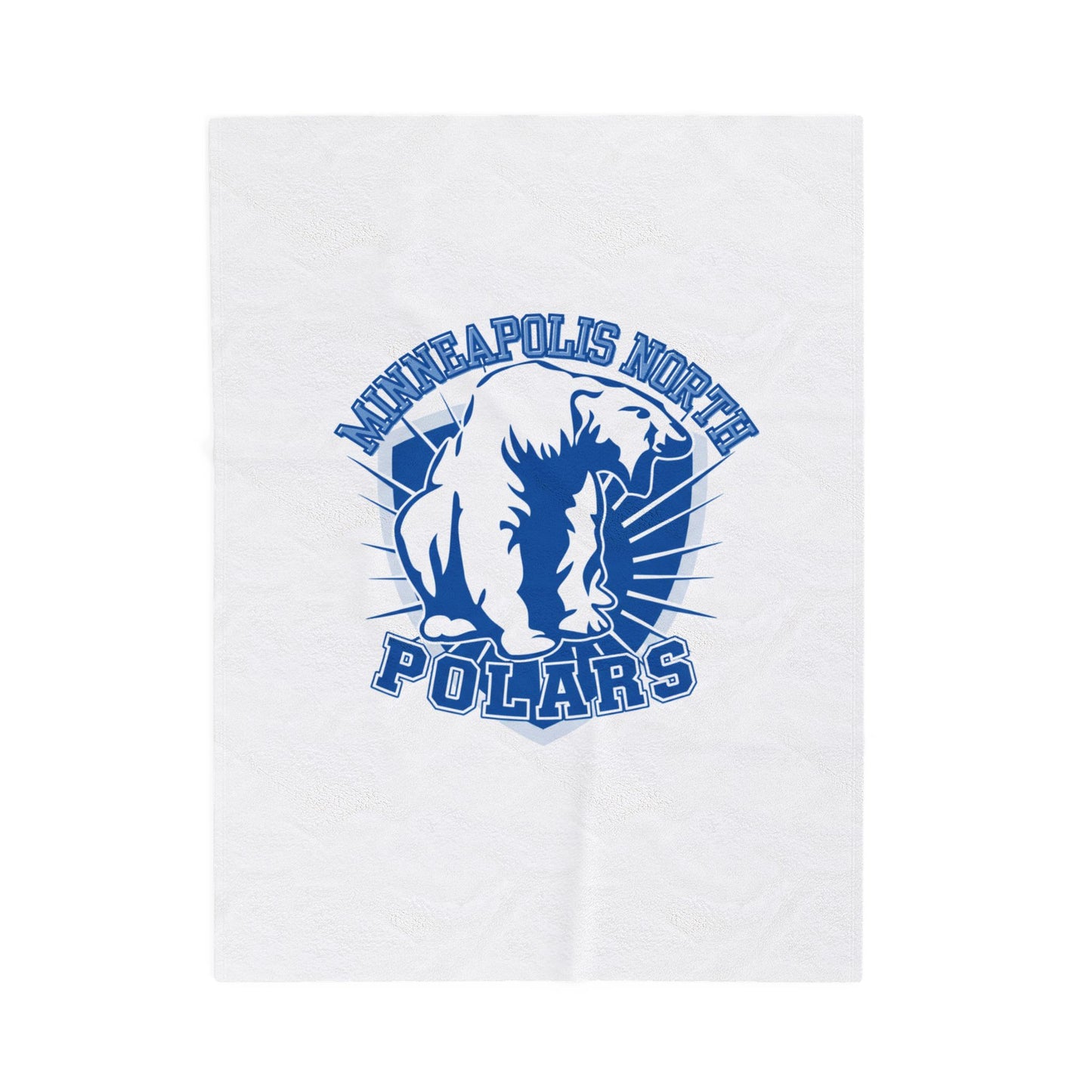 Cozy Minneapolis North Polars Plush Blanket - Soft Fleece for Winter Nights, Great Gift for Holidays