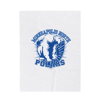 Cozy Minneapolis North Polars Plush Blanket - Soft Fleece for Winter Nights, Great Gift for Holidays
