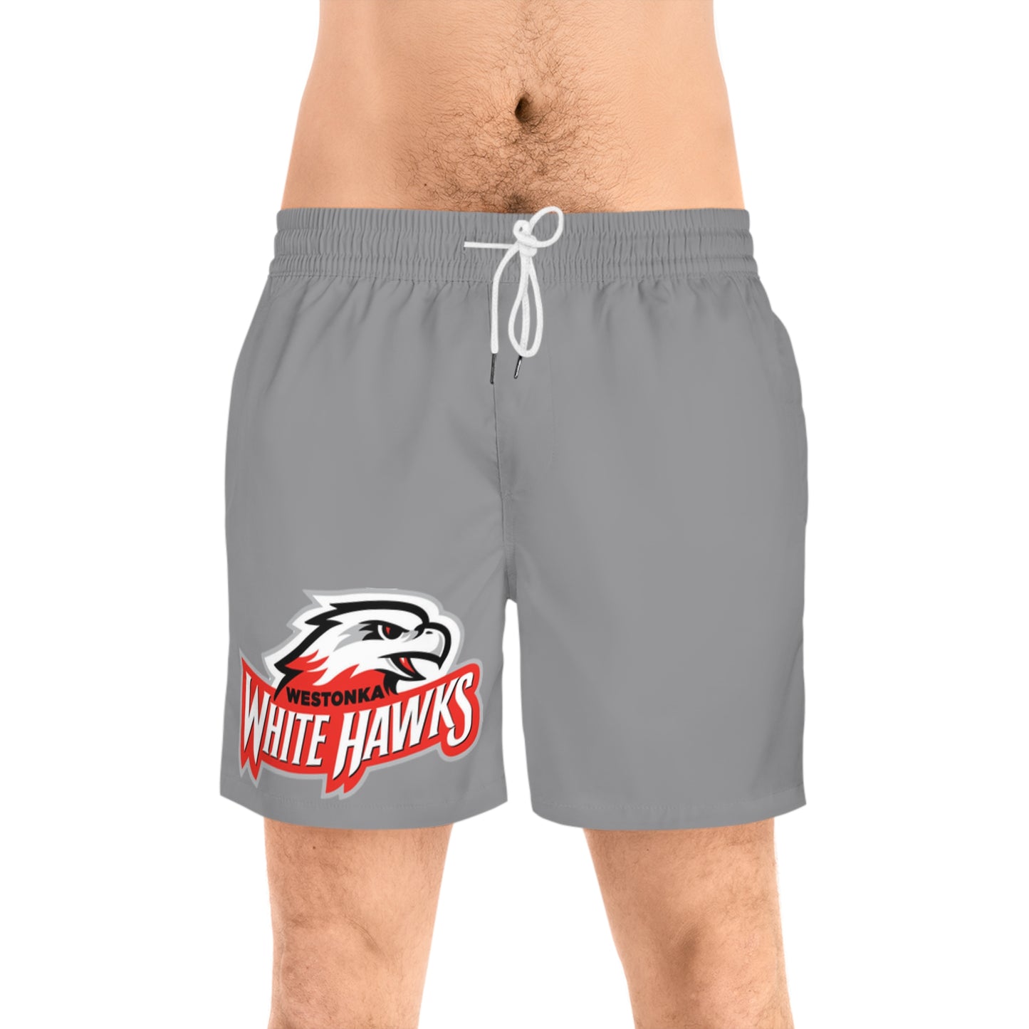 Mound Westonka White Hawks Men's Mid-Length Swim Shorts