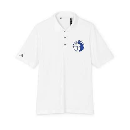 Saint Anthony Huskies Performance Polo - adidas Unisex with Blue Logo