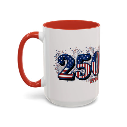 Patriotic Coffee Mug - Americas 250th Anniversary
