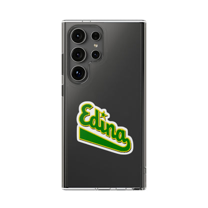 Custom Clear Phone Case with Edina Design - Stylish Protection for Your Smartphone