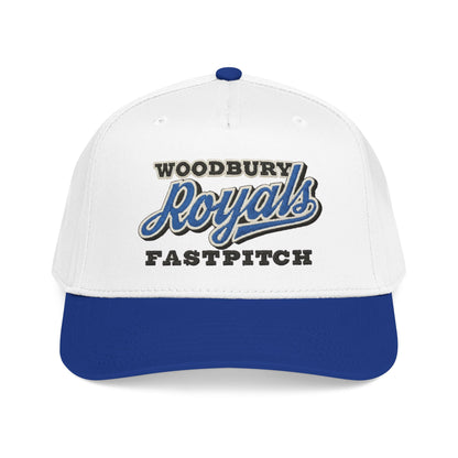 Woodbury Royals Fastpitch Mid-Profile Baseball Cap — Team Logo Snapback