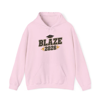 Burnsville Blaze Class of 2026 Block Hoodie