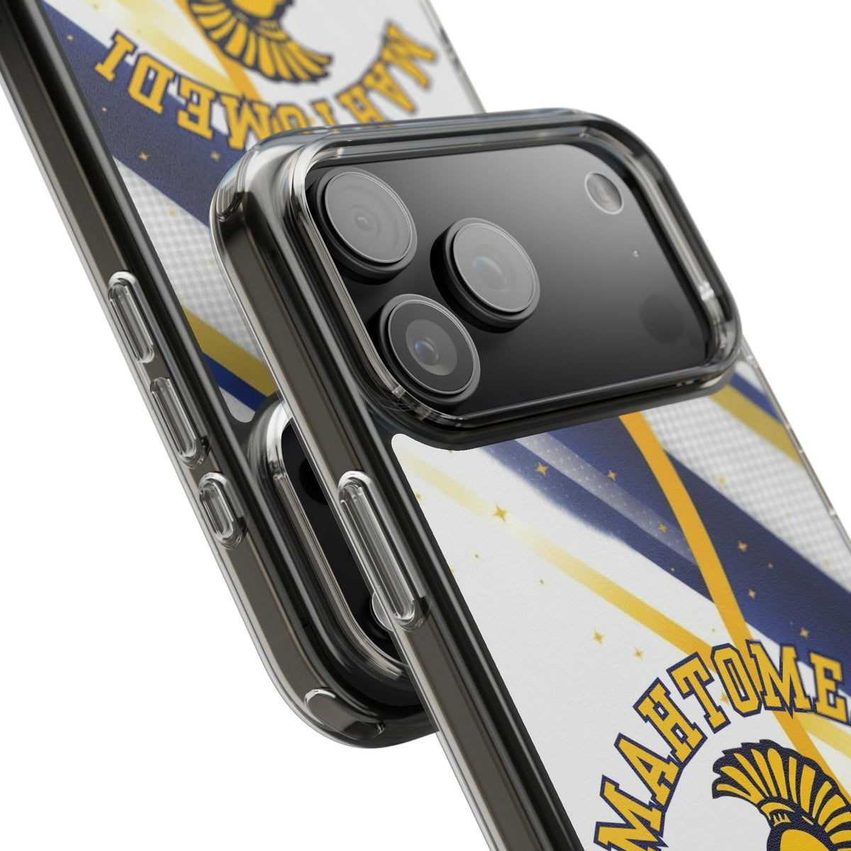 Mahtomedi Zephyrs Clear Phone Case with Bold Logo - Perfect for School Events and Graduation