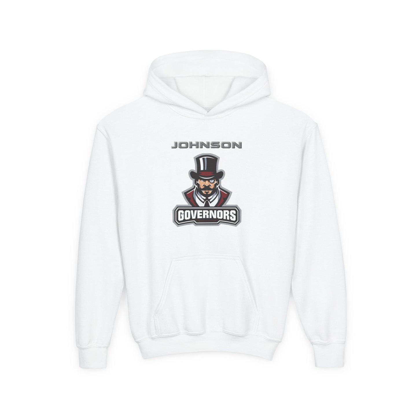 Saint Paul Johnson Youth Heavy Blend Hooded Sweatshirt - Governors Design