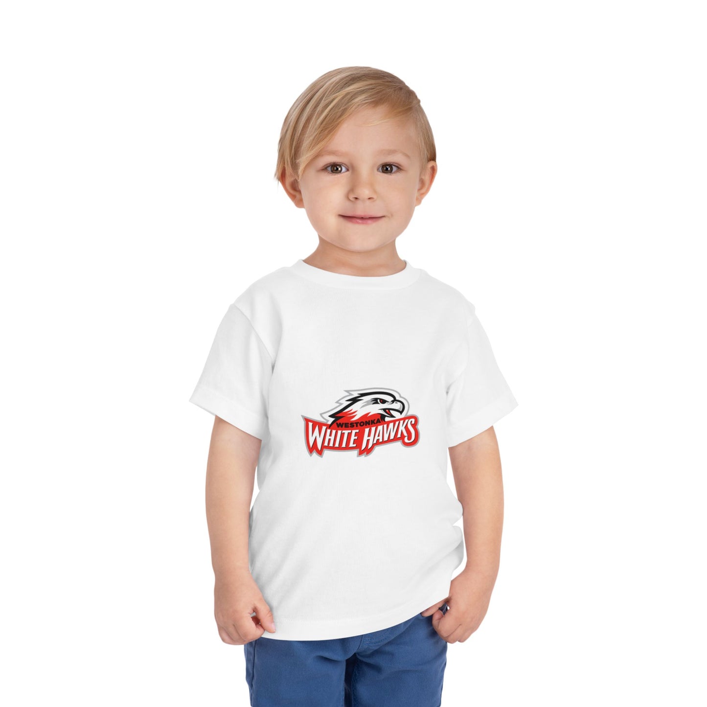 Mound Westonka White Hawks Fun Toddler Short Sleeve Tee