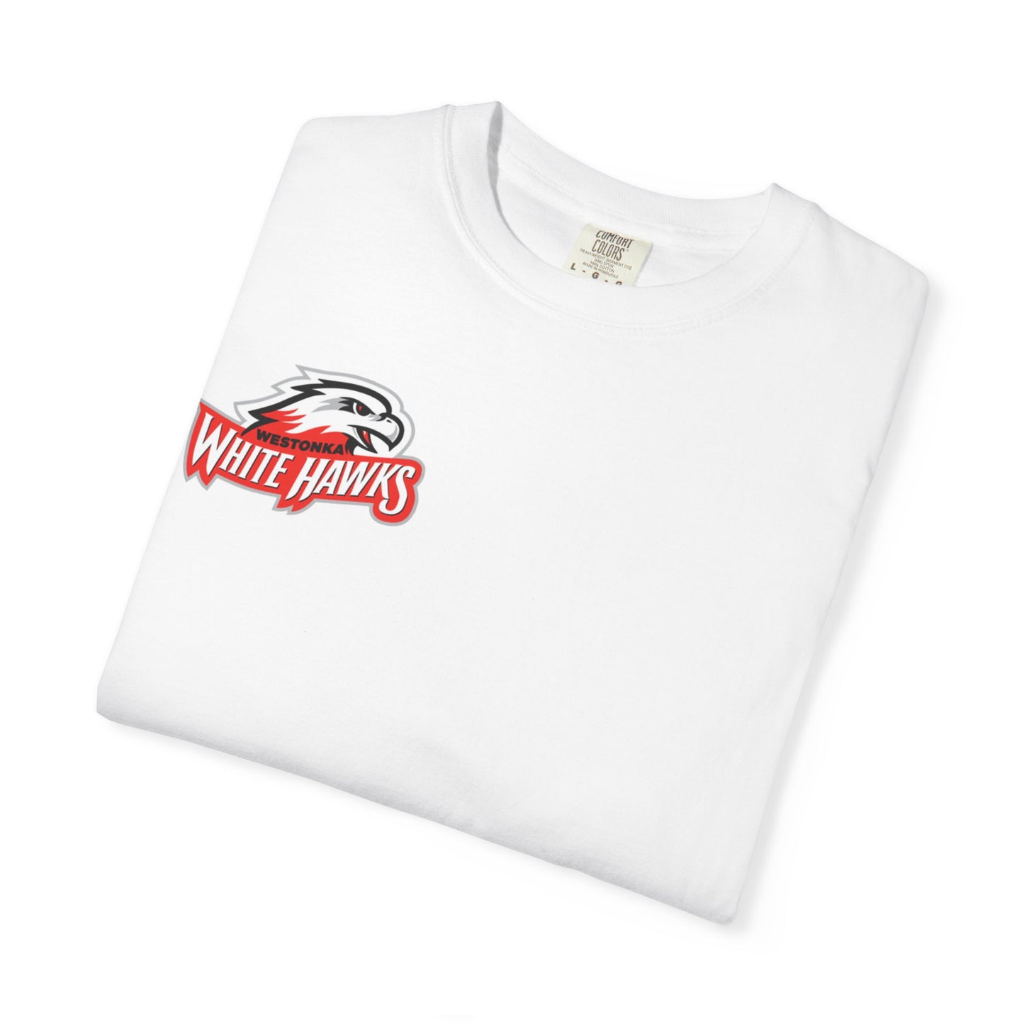 Mound Westonka White Hawks Unisex Garment-Dyed T-Shirt