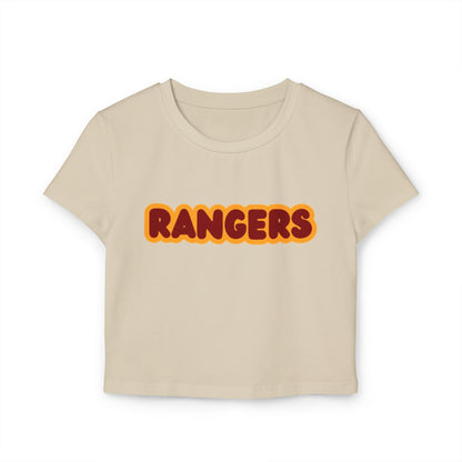 Forest Lake Rangers Women’s Baby Tee - Retro Graphic Top for Casual Vibes