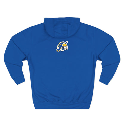 Hastings Raiders Hoodie — Collegiate Pullover with Bold Varsity Text