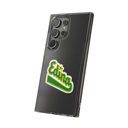 Custom Clear Phone Case with Edina Design - Stylish Protection for Your Smartphone