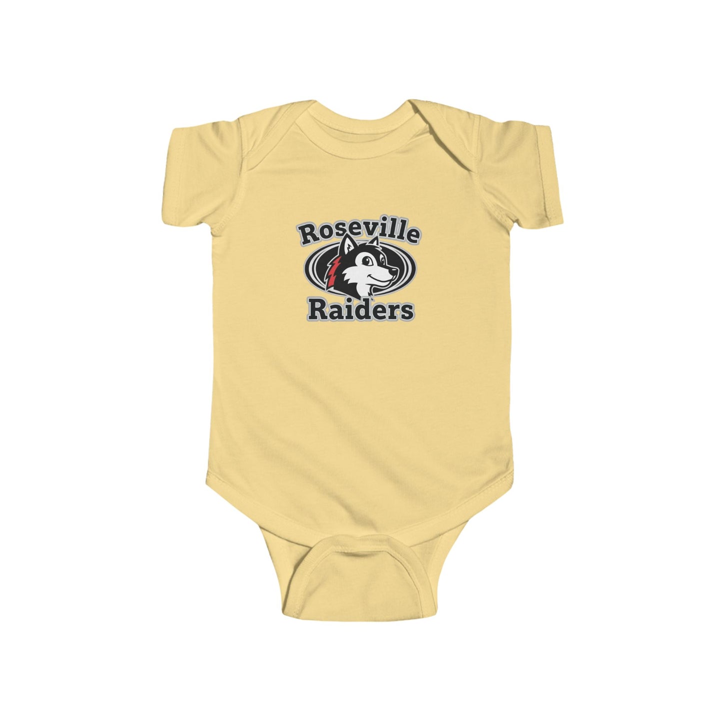 Roseville Raiders Infant Bodysuit - Cute Baby Sports Apparel