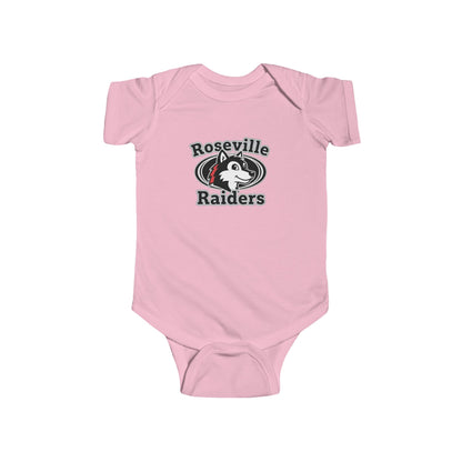 Roseville Raiders Infant Bodysuit - Cute Baby Sports Apparel