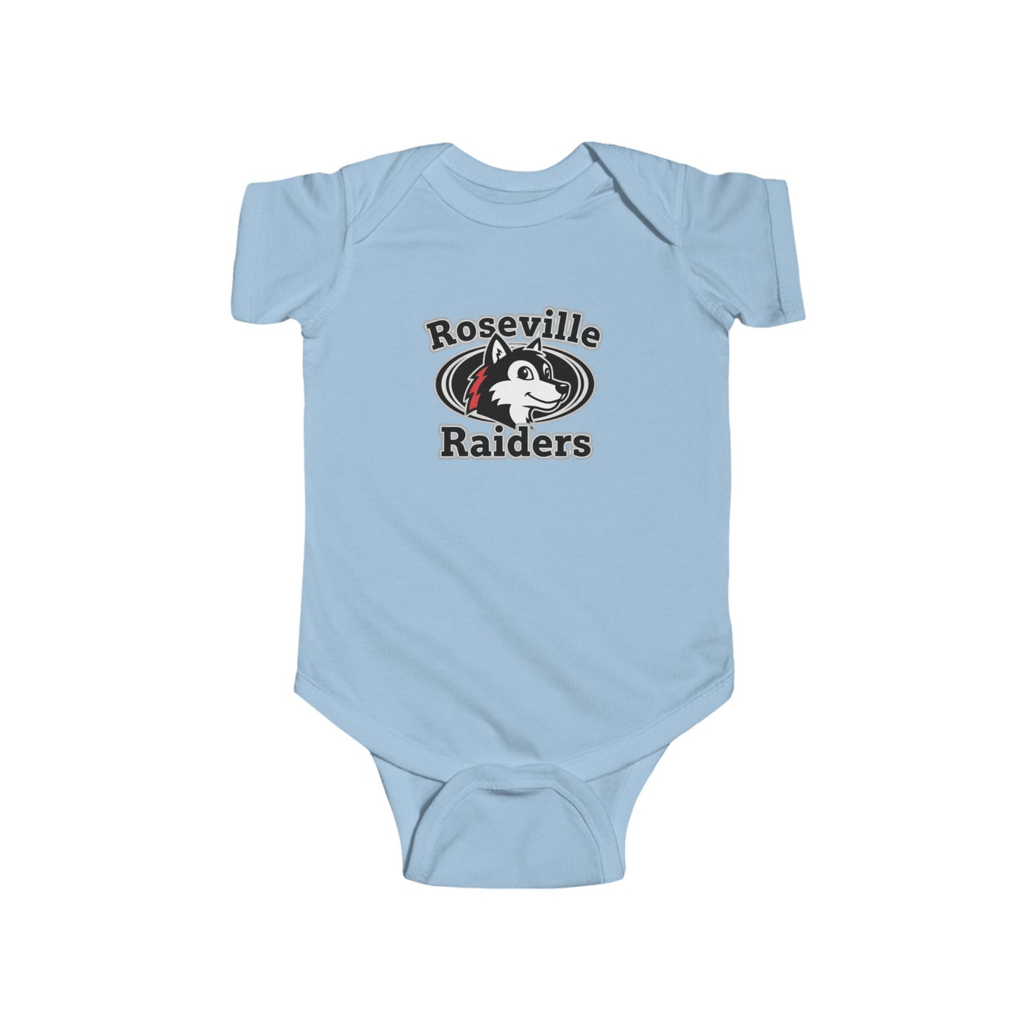 Roseville Raiders Infant Bodysuit - Cute Baby Sports Apparel
