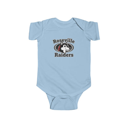 Roseville Raiders Infant Bodysuit - Cute Baby Sports Apparel