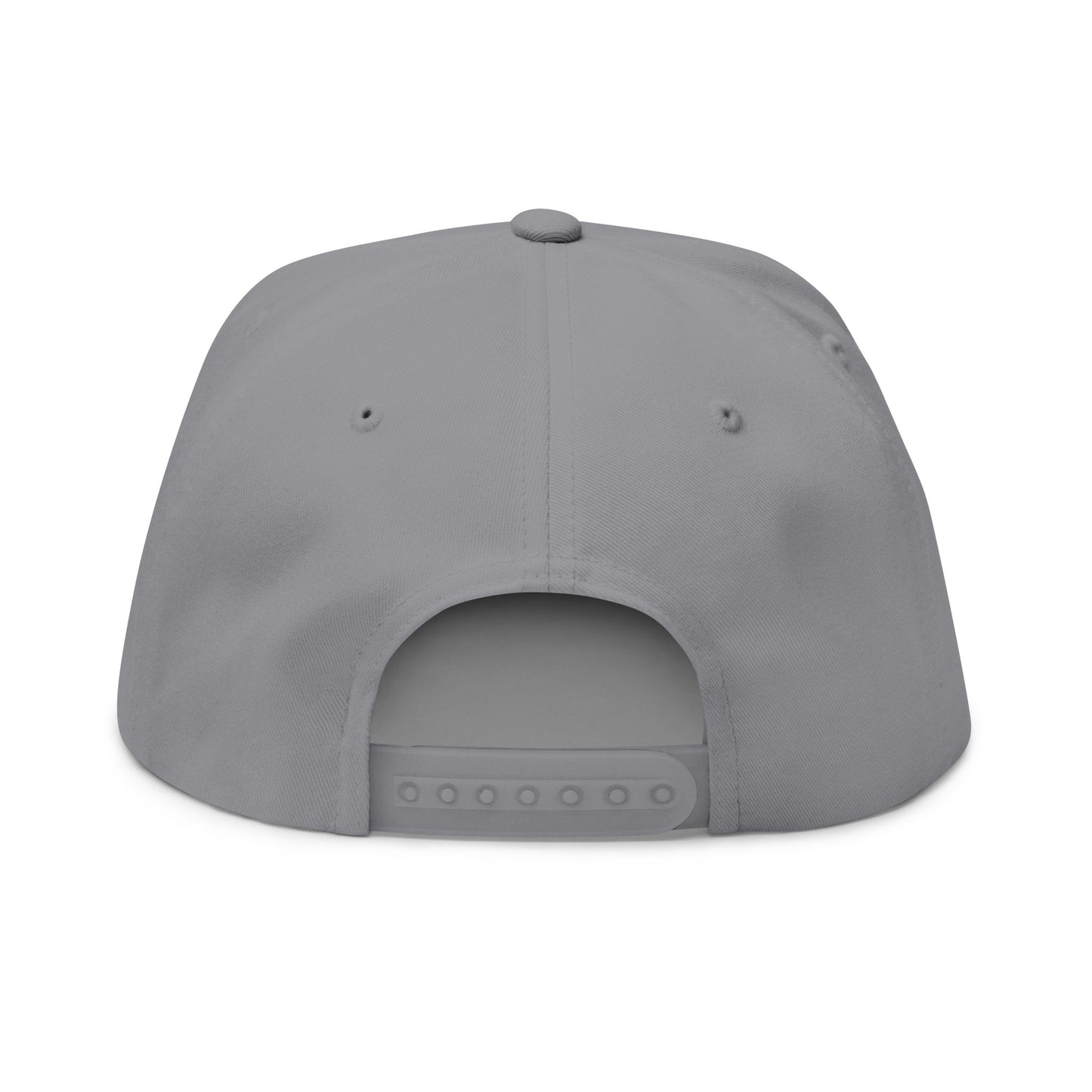 Mounds View Mustangs Embroidered Green Text Flat Bill Cap — School Spirit Snapback