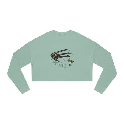 East Ridge Raptors Women's Cropped Sweatshirt - Stylish Raptors Design for Casual Vibes