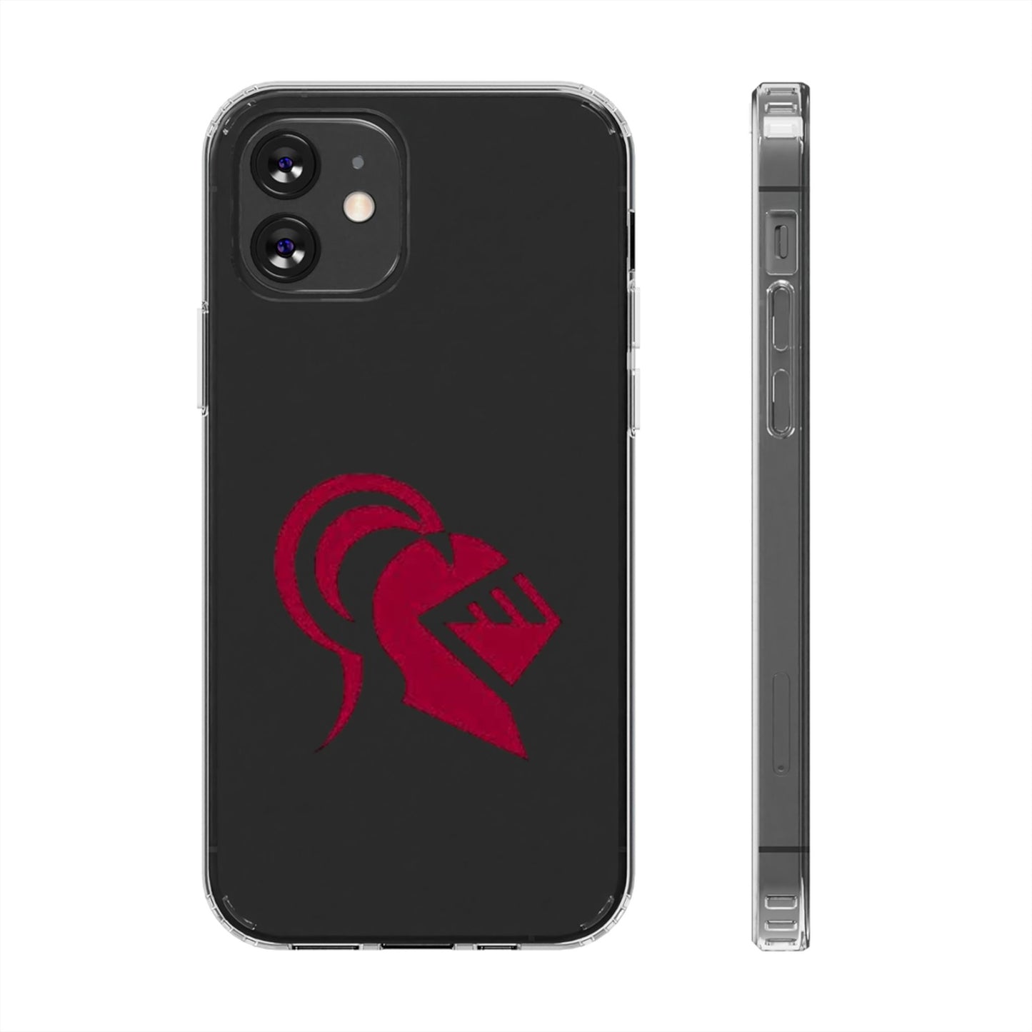 Irondale Knights Shield Clear Phone Case - Durable Protection with Bold Design