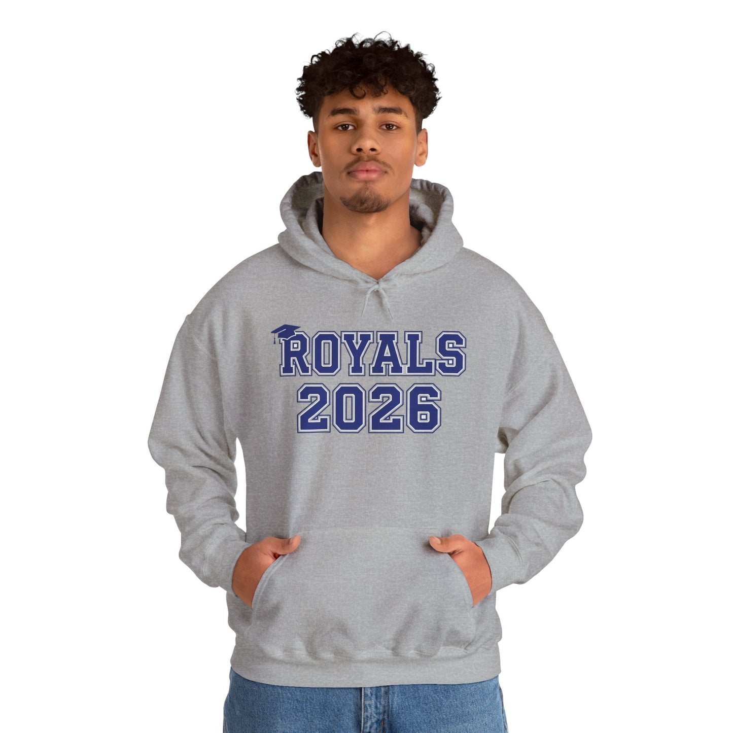 Woodbury Royals Class of 2026 Block Hoodie