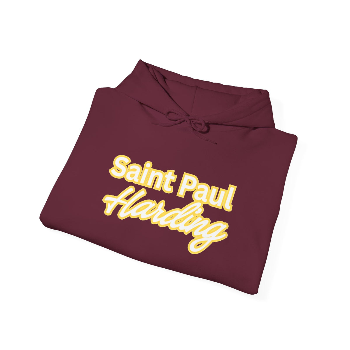 Saint Paul Harding Hoodie — Retro Script City Sweatshirt