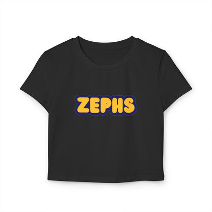 Mahtomedi Zephyrs Women’s Baby Tee - Retro Graphic Top for Casual Vibes