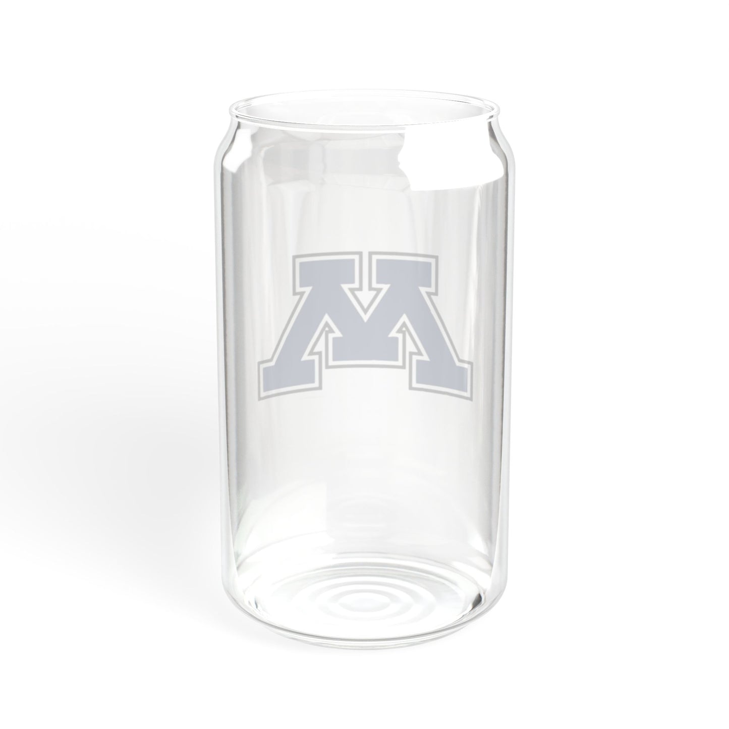 Minnetonka Skippers Stylish 16oz Sipper Glass with Bamboo Lid - Ideal for Home and Outdoor Use