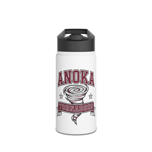 Anoka Tornadoes Stainless Steel, Durable Water Bottle