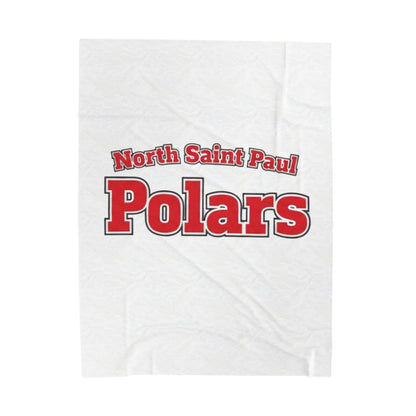 Plush Blanket - North Saint Paul Polars Design
