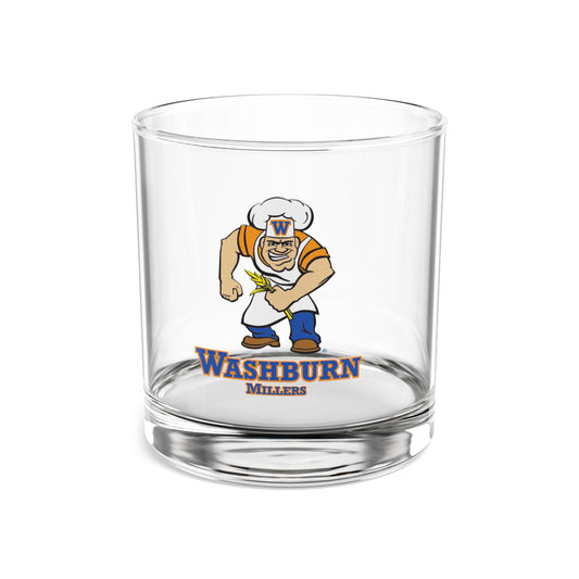 Washburn Millers 10oz Rocks Glass - Perfect for Game Day Celebrations