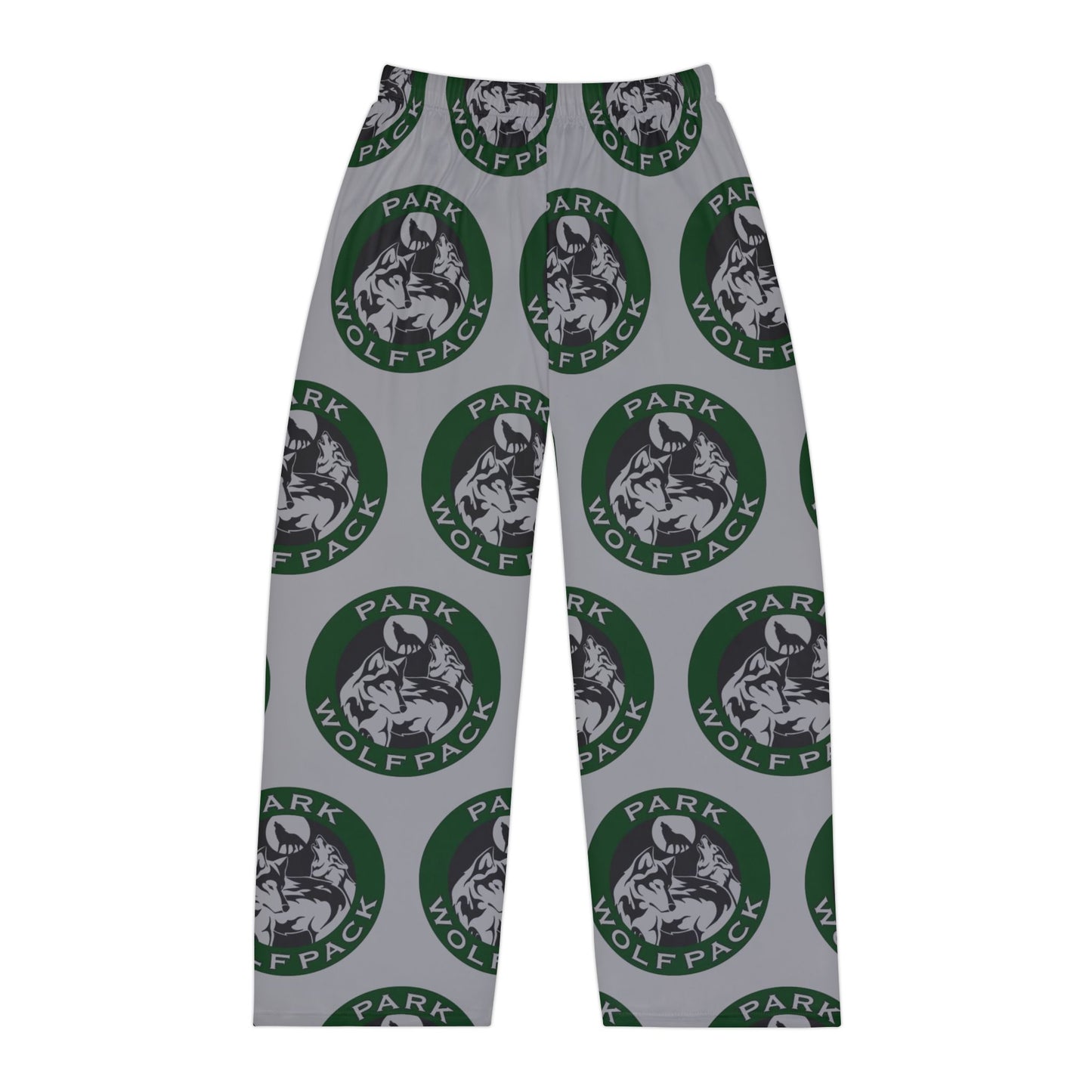 Park Wolfpack Cozy Graphic Pajama Pants for Men - Retro Design & Comfort