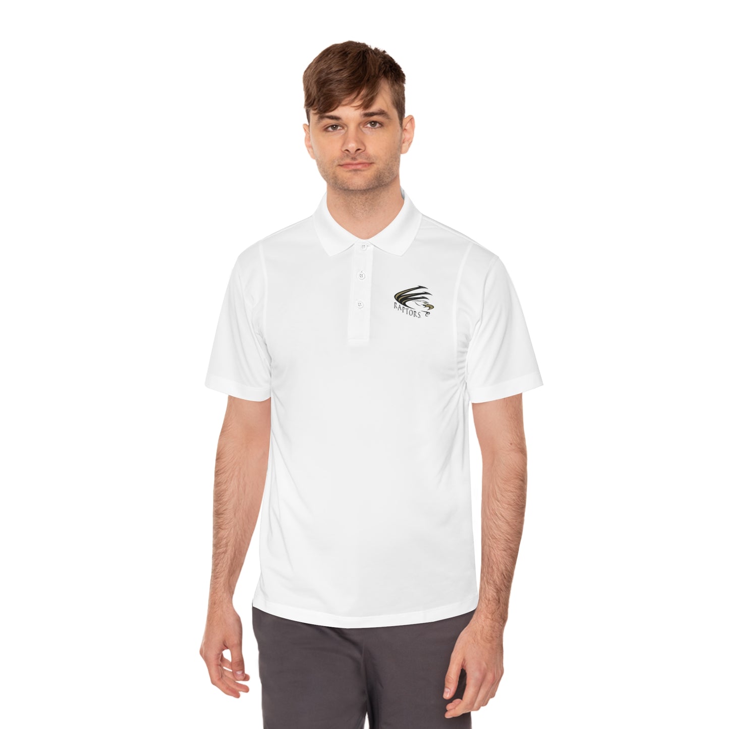 East Ridge Raptors Men's Sport Polo Shirt - Lightweight Performance Wear for Active Lifestyle