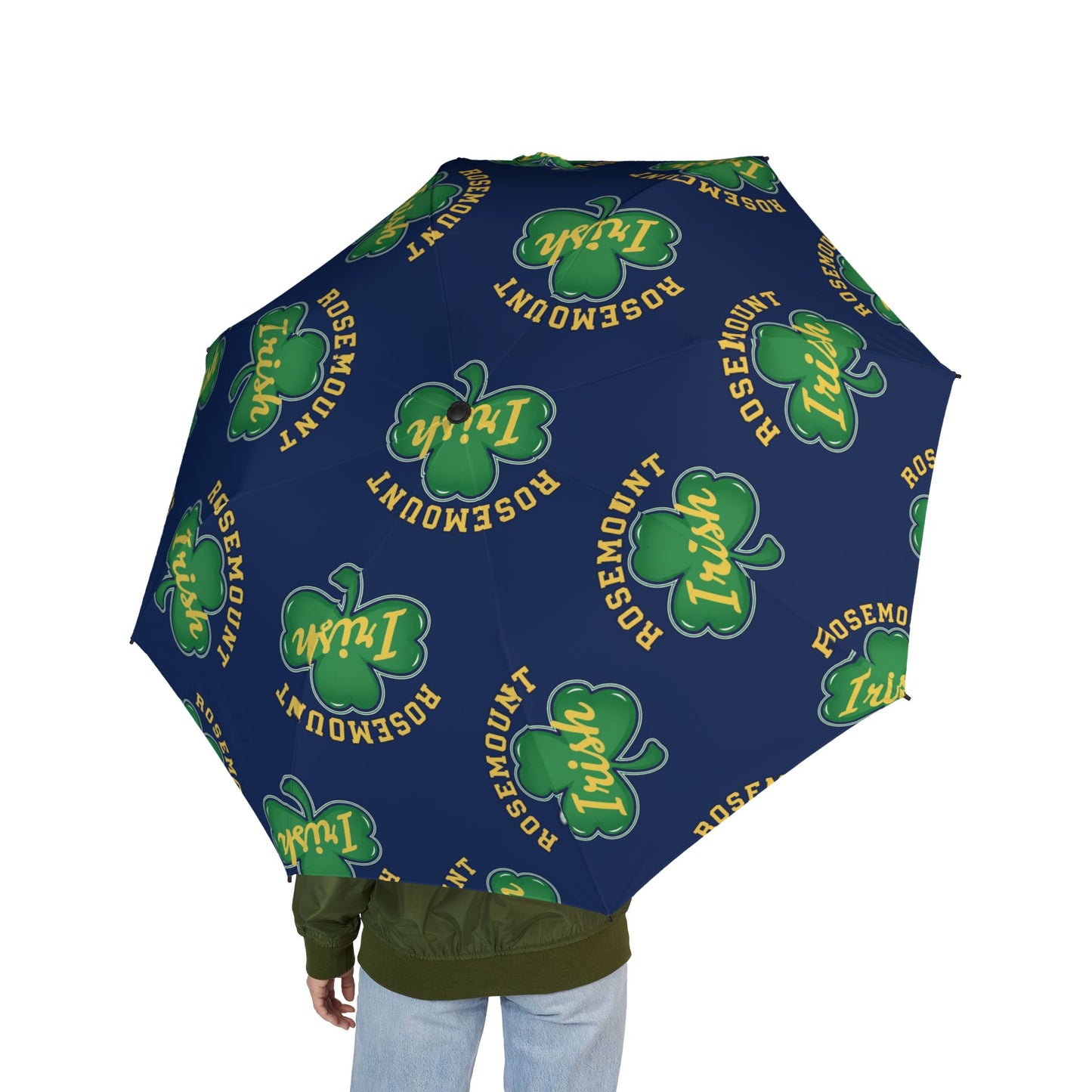 Rosemount Irish Stylish Foldable Umbrella - Compact Rain Protection