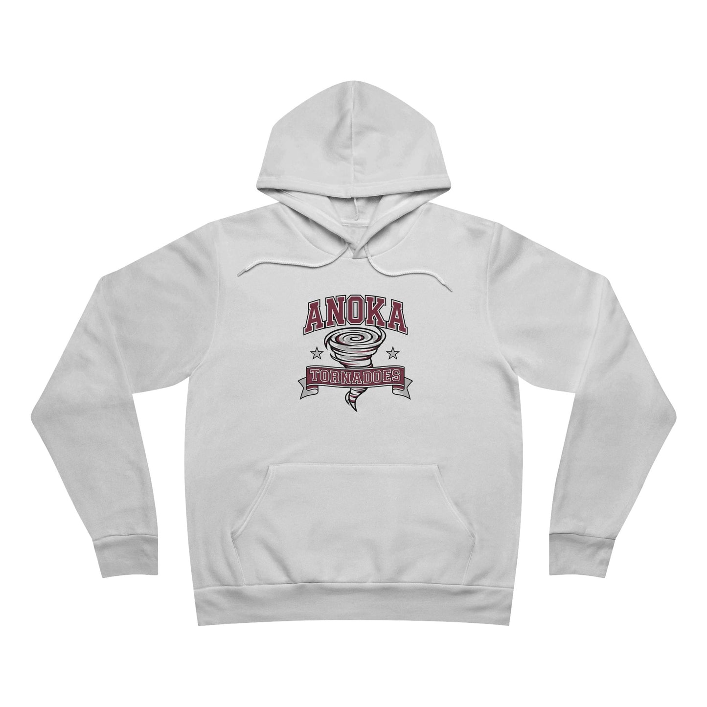 Anoka Tornadoes Script Hoodie — Cozy Retro Logo Pullover