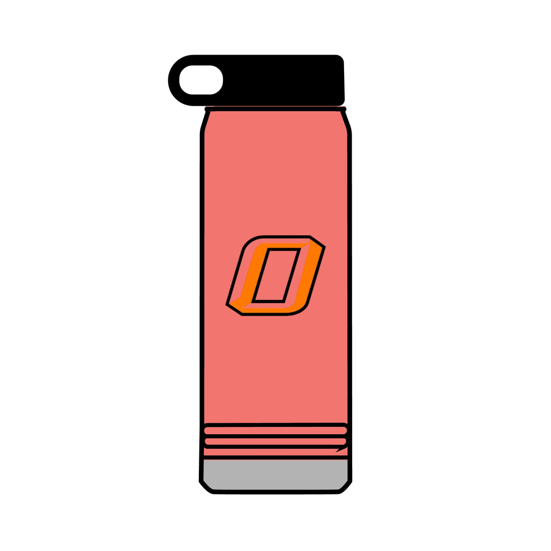 Osseo Orioles Stylish 32oz Water Bottle - Perfect for Hydration on the Go