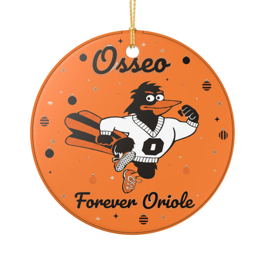 Osseo Orioles "Forever Oriole" Holiday Ornament