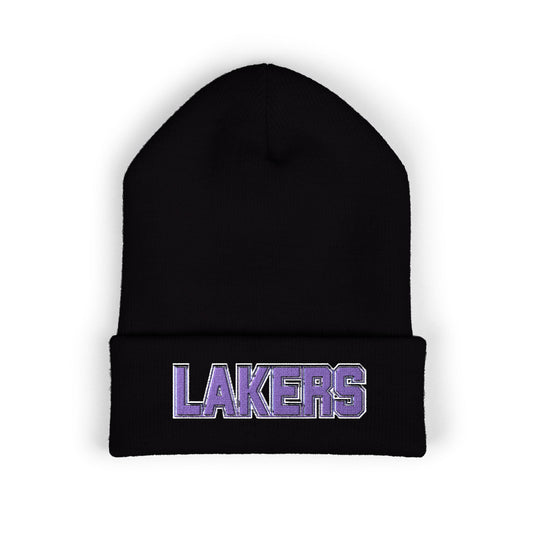 Minneapolis Southwest Lakers Classic Cuffed Beanie Hat - Varsity Text Logo